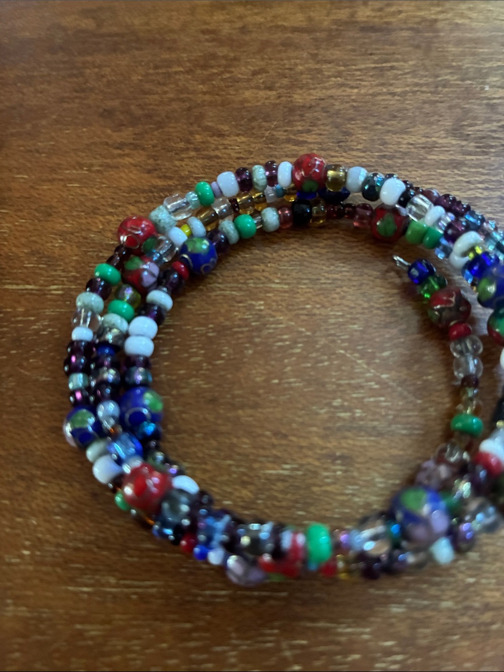 Handmade Multicolor Seed Bead Wrap Bracelet - Women Jewelry